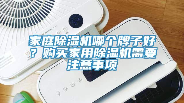 家庭除濕機哪個牌子好？購買家用除濕機需要注意事項