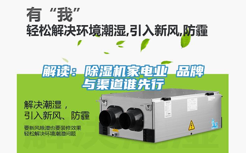 解讀：除濕機家電業(yè) 品牌與渠道誰先行