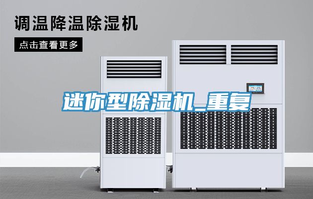 迷你型除濕機_重復