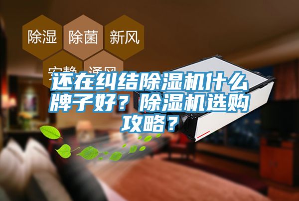 還在糾結除濕機什么牌子好？除濕機選購攻略？