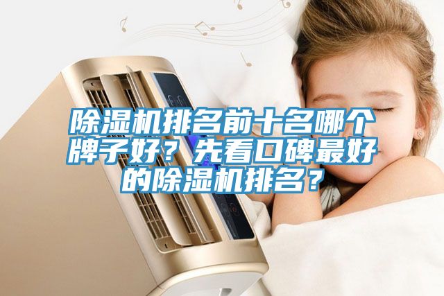 除濕機排名前十名哪個牌子好？先看口碑最好的除濕機排名？